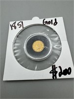 1851 $1 Gold Coin