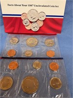 1987 US Uncirculated Mimt  Set