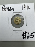 Panda 14K Gold Coin