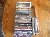 31 DVD'S - VARIOUS TITLES ALL EX COND.