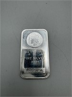 1 Oz. Silver Bar - Morgan Design