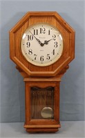 Oak Quartz Wall Clock