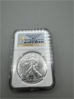 2012-W NGC MS69 Silver Eagle First Release
