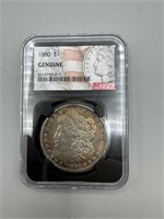 1880 NGC Genuine Morgan Silver Dollar
