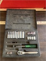 Sears Craftsman 1/4 Inch Socket Wrench Set