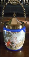 VINTAGE SIGNED RS PRUSSIA? BISCUIT JAR