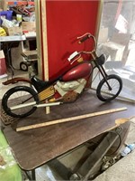 Vintage Metal Motorcycle Wall Decoration