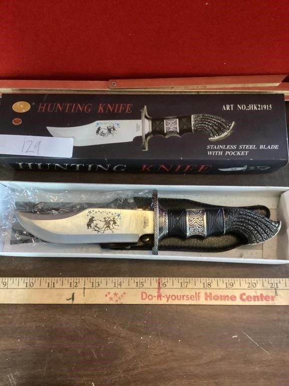 New Stainless Steel 6 Inch Hunting Knife