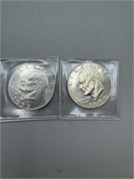 1973-S and 1974-S Silver Ike Dollars