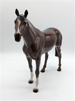 Brown Beswick Thoroughbred Stallion Statue