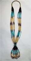 Vintage Native American Heishi Bead Necklace