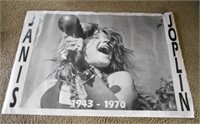 RARE VINTAGE 1970'S HUGE JANIS JOPLIN POSTER