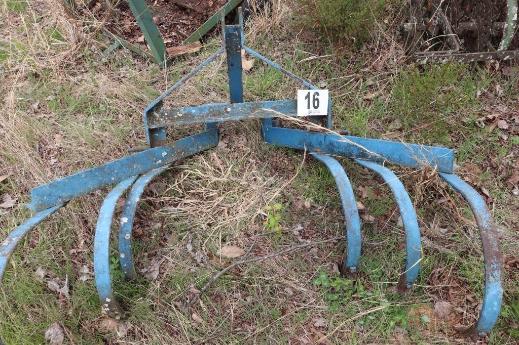 3 Point Hitch 1 Row Cultivator (Loader