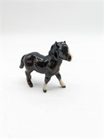 Brown Beswick Thoroughbred Foal Statue