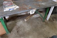 Metal Shop Table (BUYER RESPONSIBLE FOR