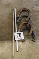(4) Horse Shoes & (2) Stakes(Shop)