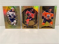 3 X Connor McDavid Gold Etchings Card Lot