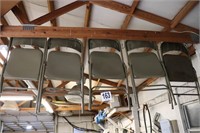 (6) Metal Folding Chairs(Shop)