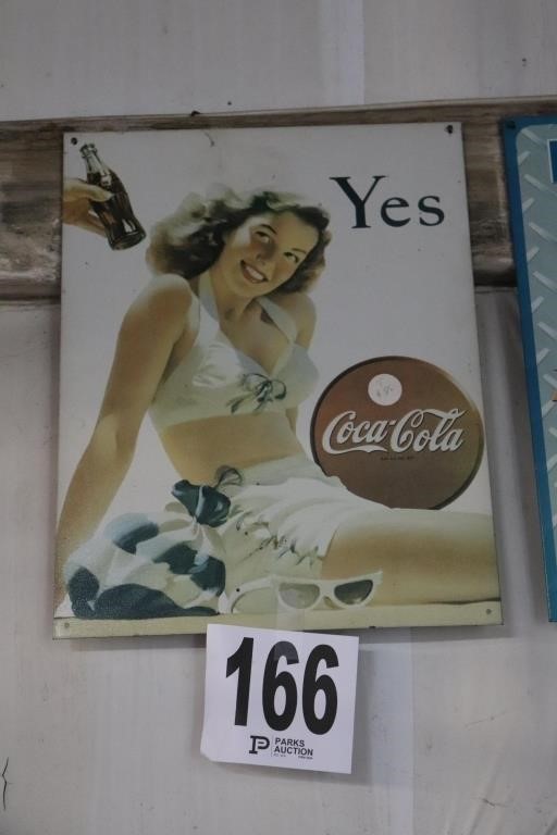 Metal Coca-Cola Sign(Shop)