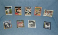 Collection of vintage all star baseball cards