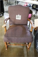 Cushioned Seat & Back Rocking Chair(Shop)