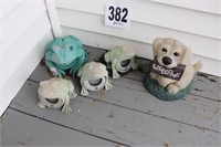 Frogs & Dog Porch Décor(Outside)