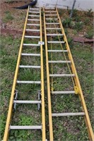 28" Fiberglass Extension Ladder(Outside)