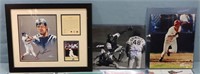 Autographed Baseball + Football Photos