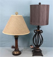 (2) Table Lamps