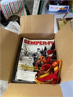 box lot of semper fi magazines