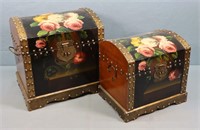 (2) Small Decorative Trunks