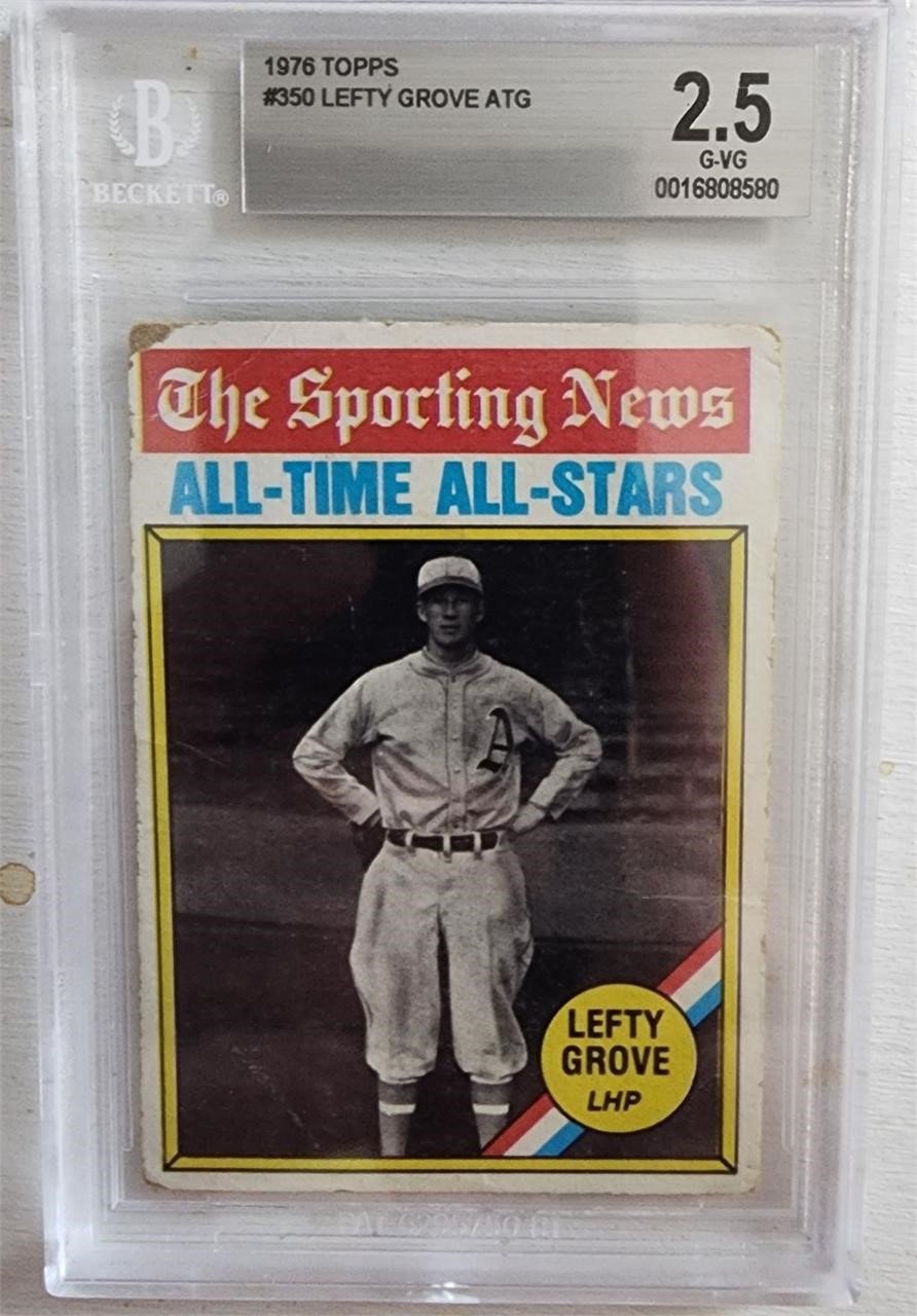 Large Collectable Auction Sports Cards Coins Stamps & More