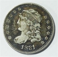 1831 CAPPED BUST HALF DIME VG