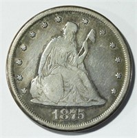 1875-CC TWENTY CENT PIECE G