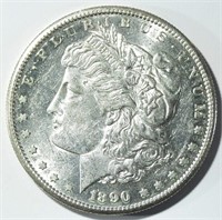 1890-S MORGAN DOLLAR AU