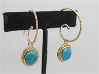 .925 SS Persian Turquoise Earring