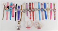 Large Lot of Disney Watches - For Parts or Repair