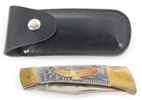 Stainless Steel Japan Eagle Pocket Knife with