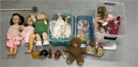 Assorted Dolls and Toys