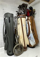 Golf Clubs and Bags