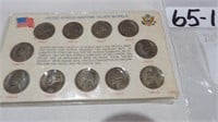 United States Wartime Silver Nickels Set