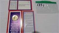 1973 Official Illinois Medallion
