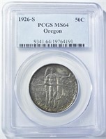 1926-S OREGON COMMEM HALF PCGS MS-64