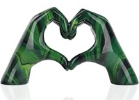 ($53) DOVDOV Fluid Green Decoration, Love