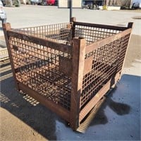 Crate w fold down side 43"× 53"