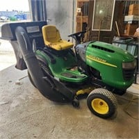 20Hp JD L120 Riding Mower 48" cut hyd drive