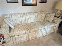 3 Cushion Floral Sofa - approx 78" long