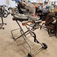 12" Ridgid Sliding Compound Miter saw on Stand