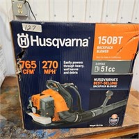 Unused Husqvarna Backpack Blower