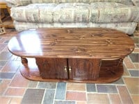 Mid century coffee table - approx 50" L x 22" x